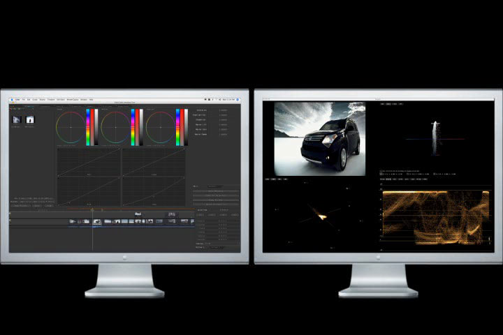 Dos monitores en Final Cut Color